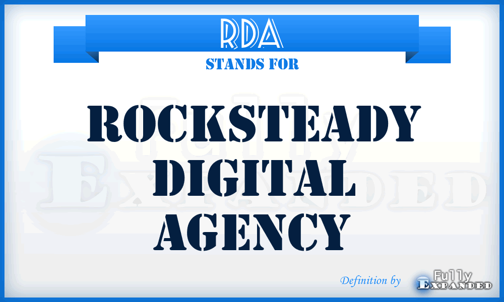 RDA - Rocksteady Digital Agency