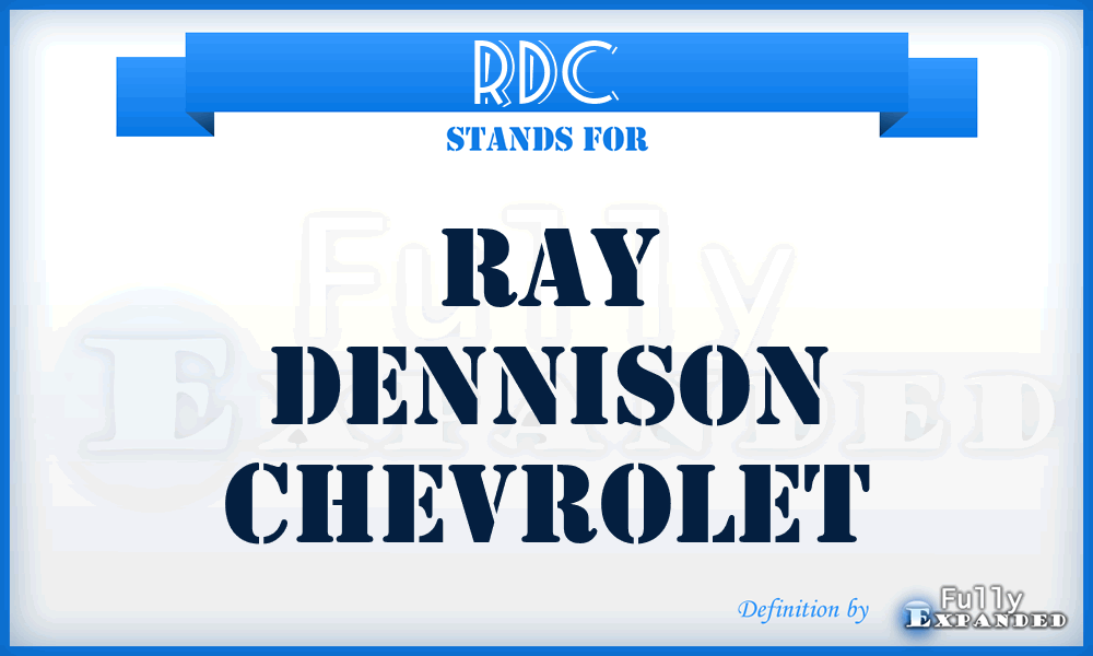 RDC - Ray Dennison Chevrolet