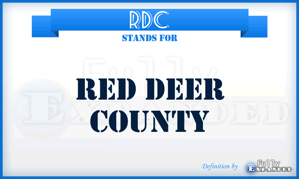 RDC - Red Deer County