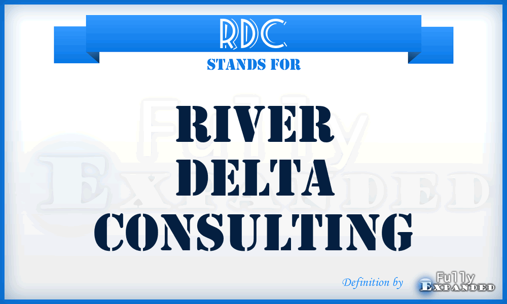 RDC - River Delta Consulting
