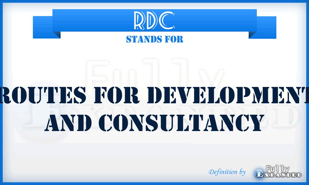 RDC - Routes for Development and Consultancy