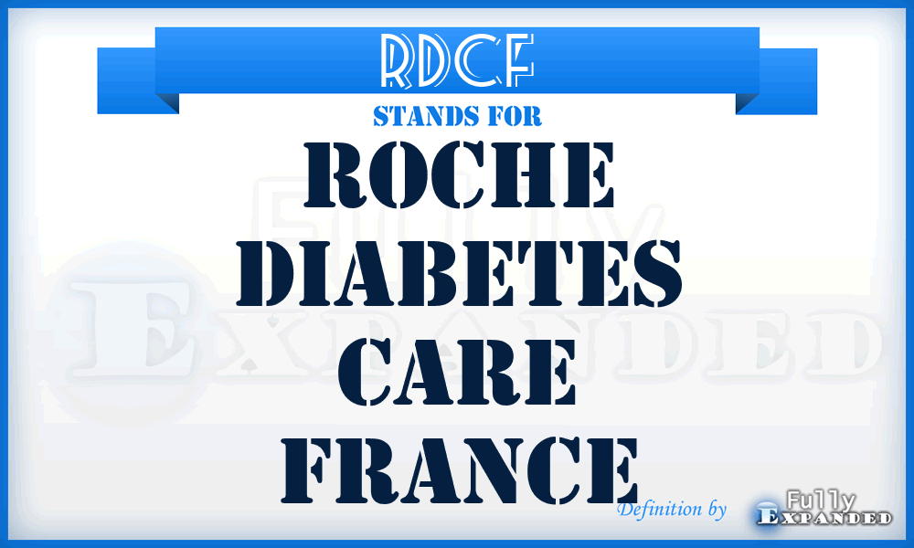 RDCF - Roche Diabetes Care France
