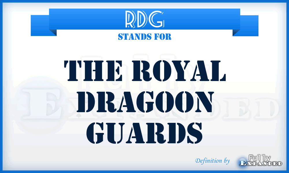 RDG - The Royal Dragoon Guards
