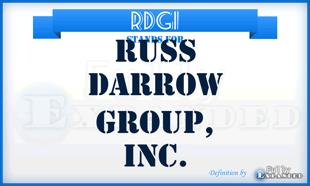 RDGI - Russ Darrow Group, Inc.