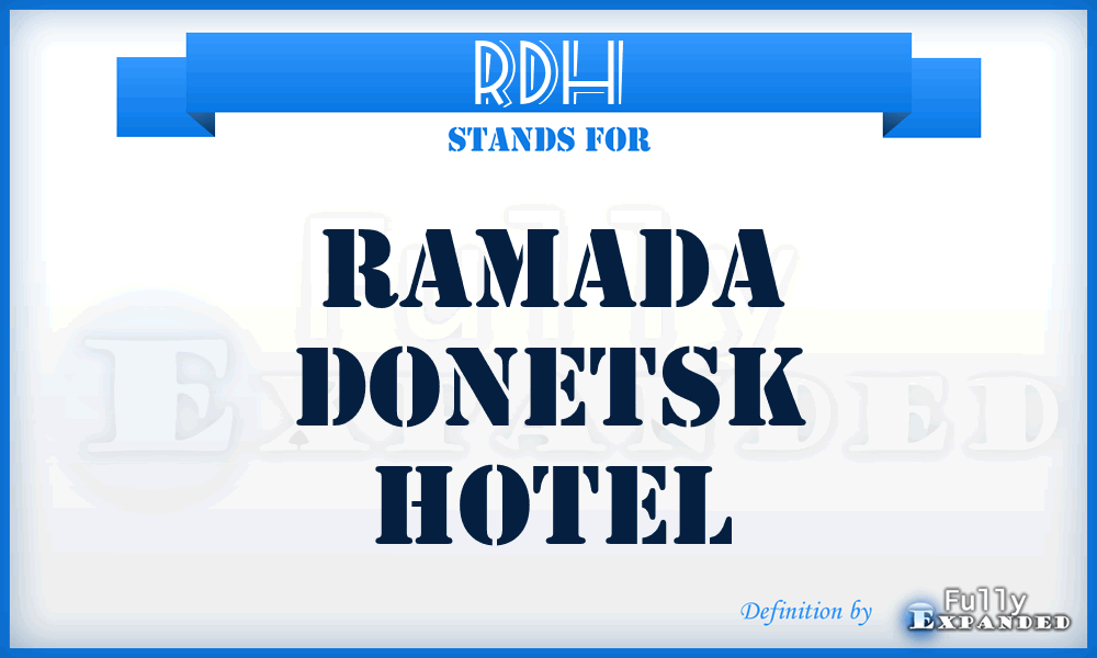 RDH - Ramada Donetsk Hotel