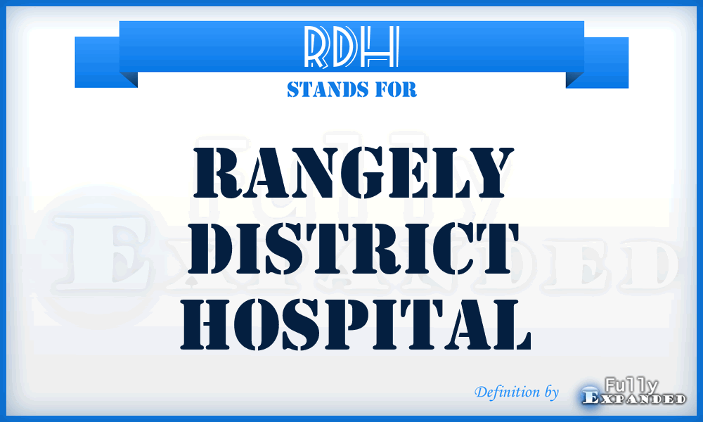 RDH - Rangely District Hospital