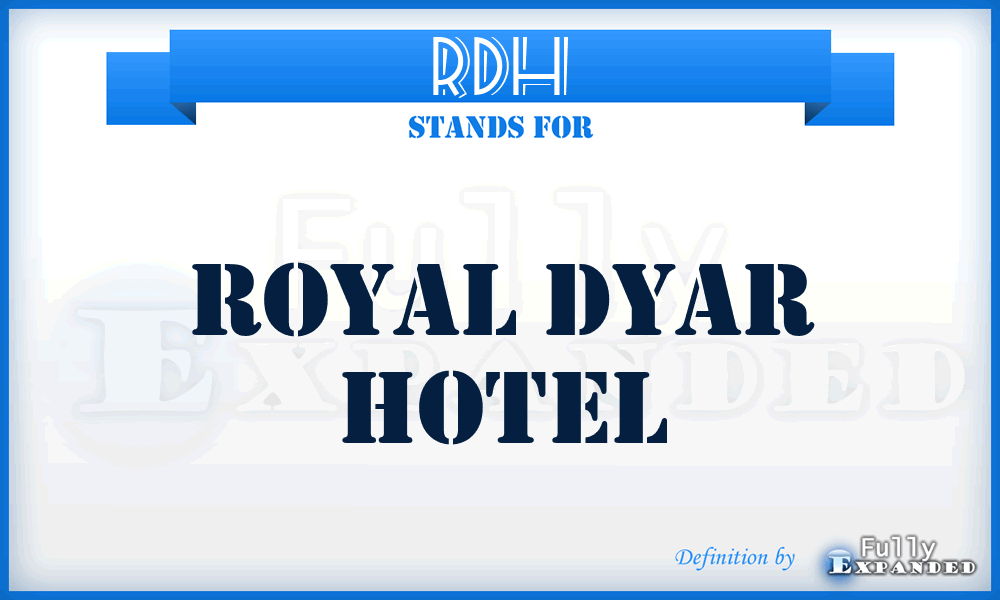 RDH - Royal Dyar Hotel