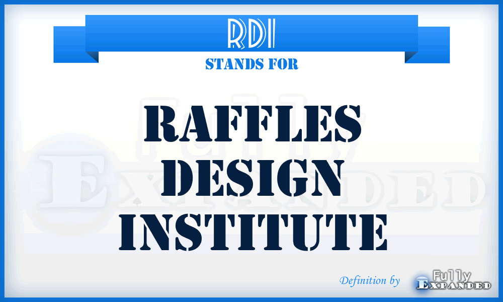 RDI - Raffles Design Institute