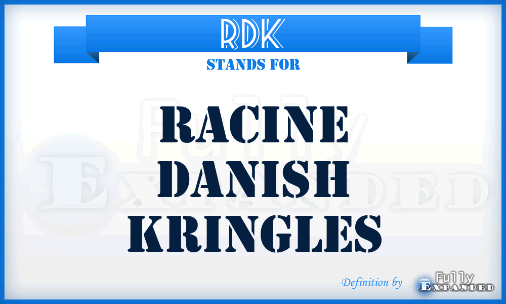 RDK - Racine Danish Kringles