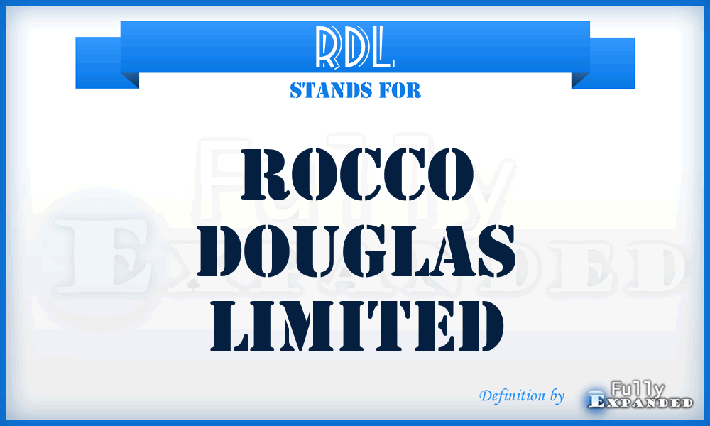 RDL - Rocco Douglas Limited