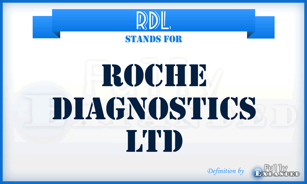 RDL - Roche Diagnostics Ltd