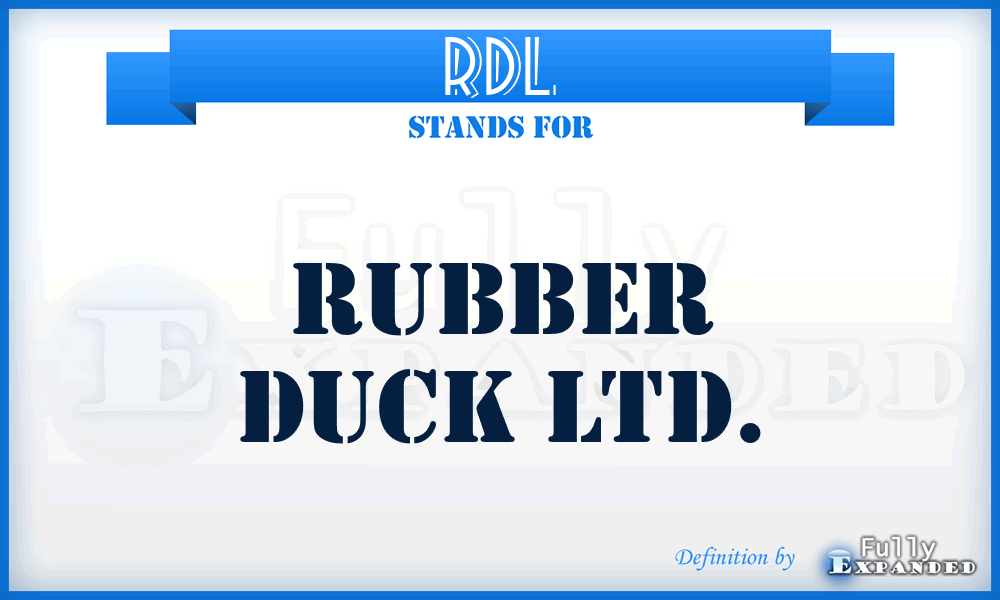 RDL - Rubber Duck Ltd.