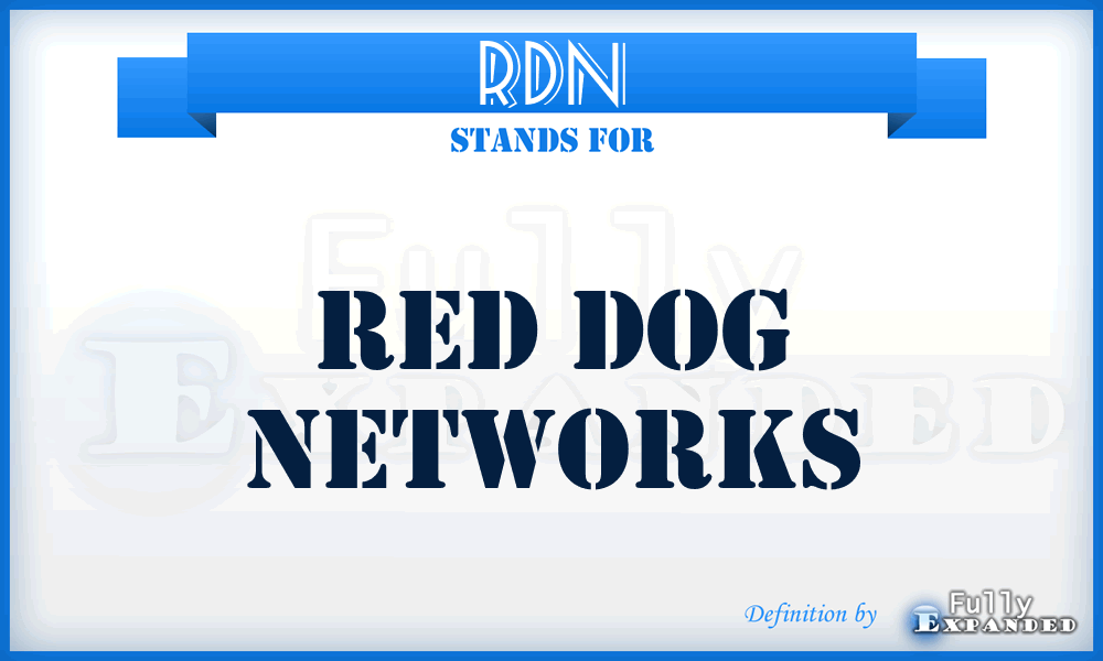 RDN - Red Dog Networks