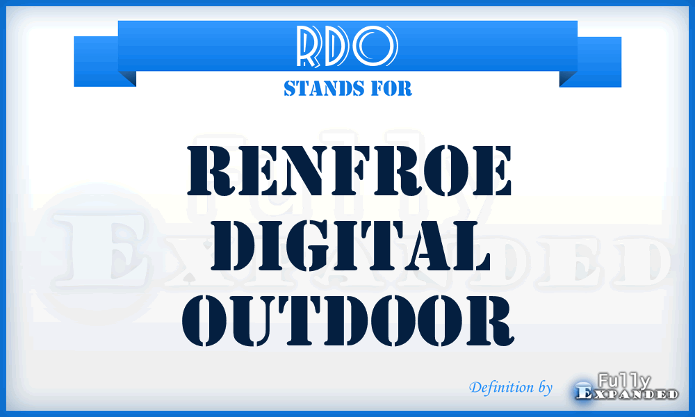 RDO - Renfroe Digital Outdoor