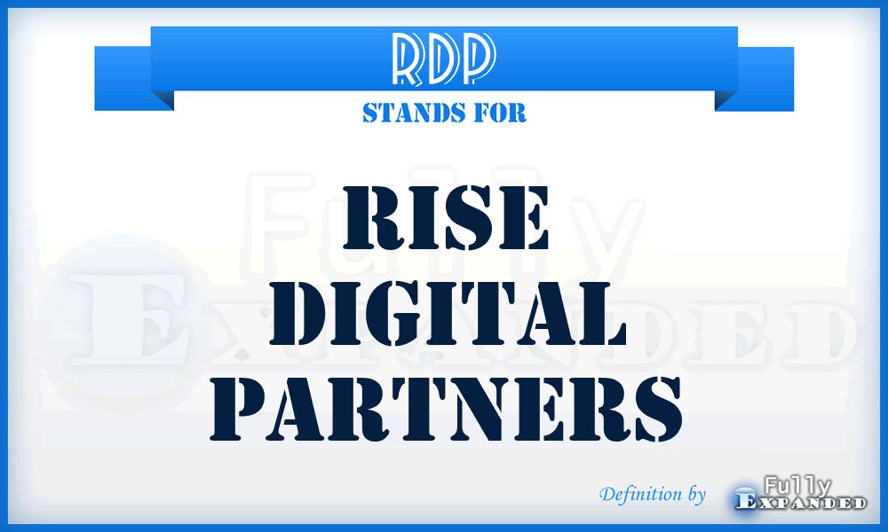 RDP - Rise Digital Partners