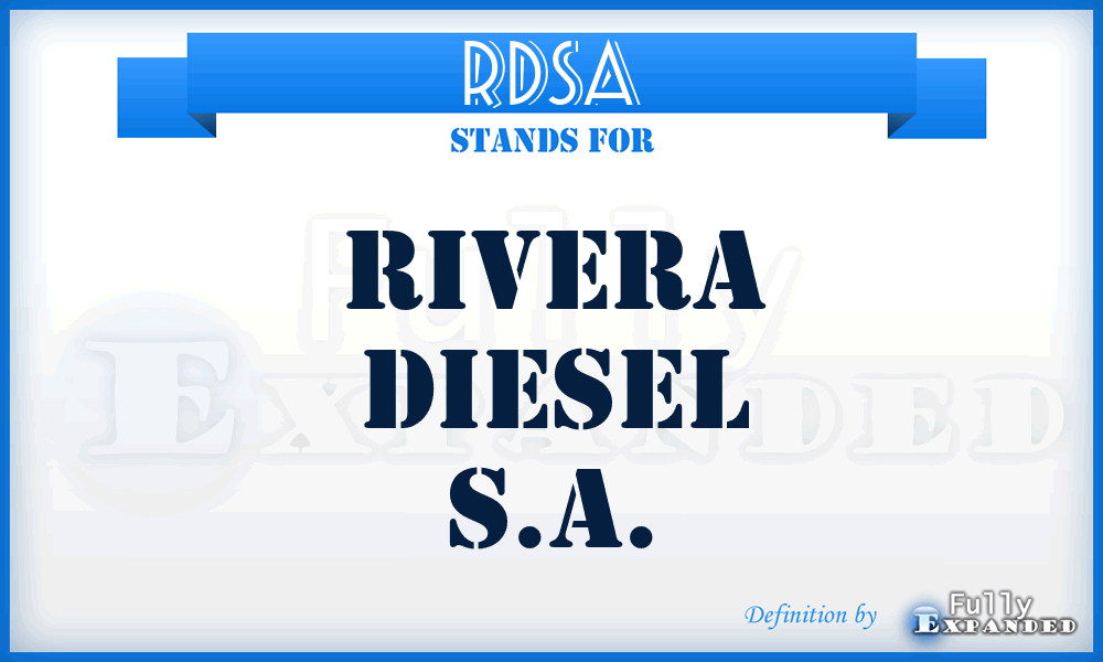 RDSA - Rivera Diesel S.A.
