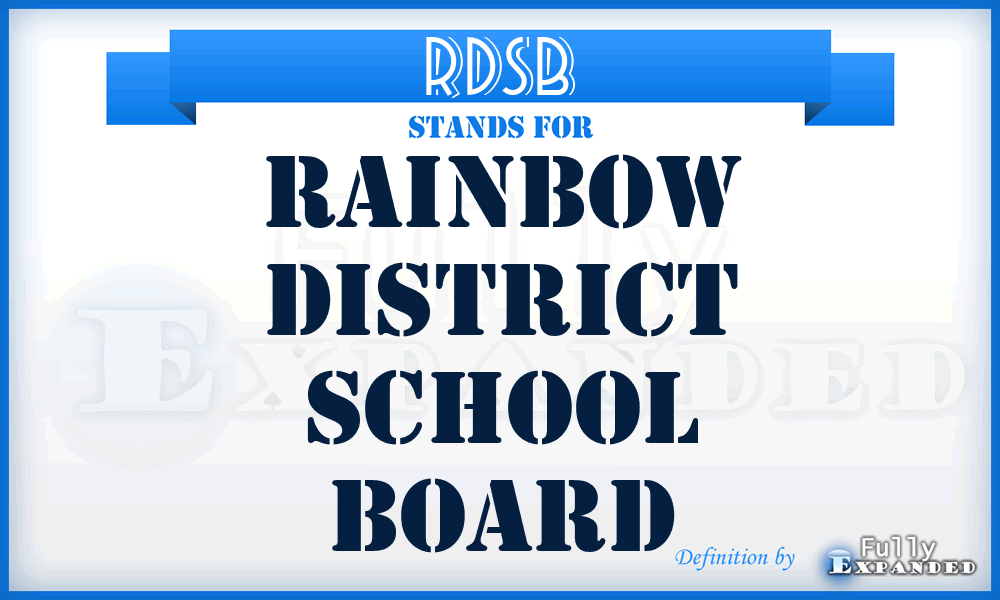RDSB - Rainbow District School Board