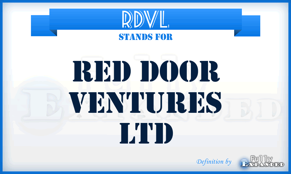 RDVL - Red Door Ventures Ltd