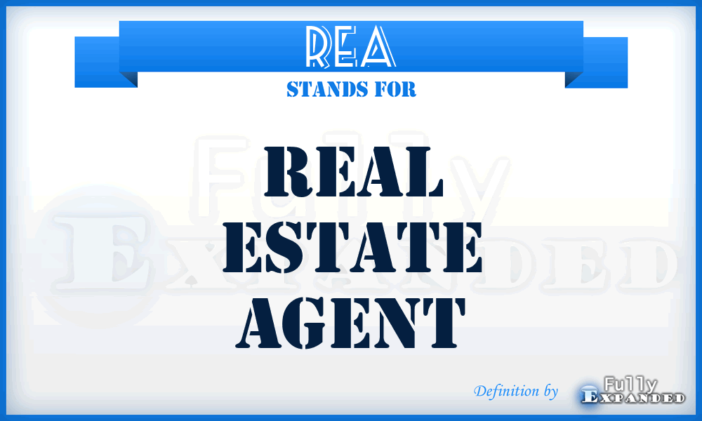 REA - Real Estate Agent