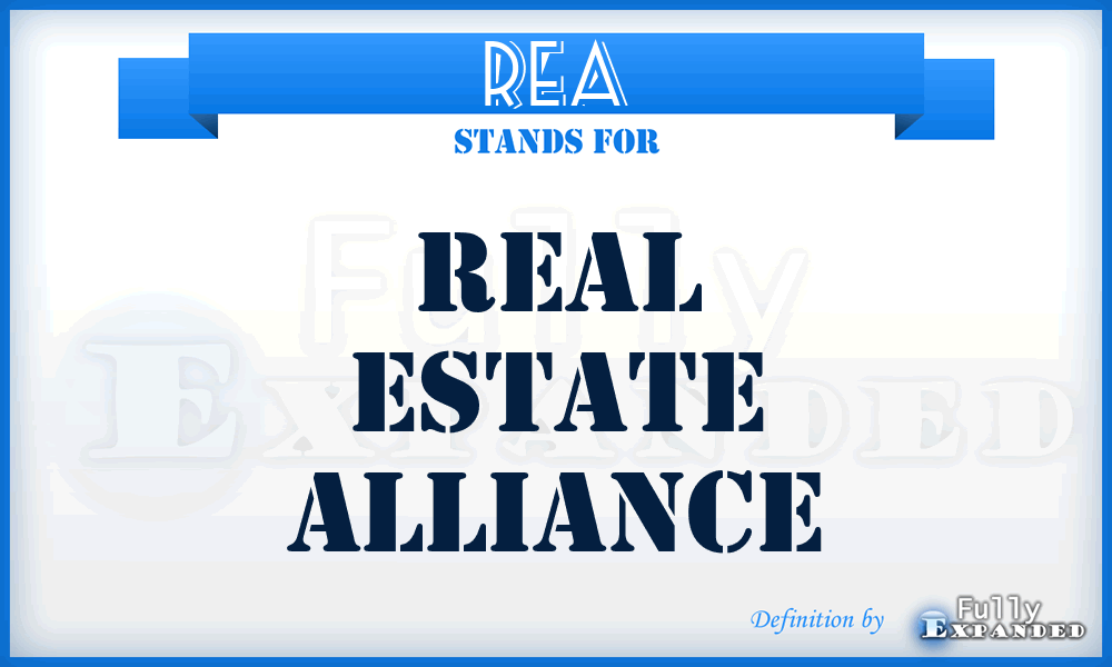REA - Real Estate Alliance
