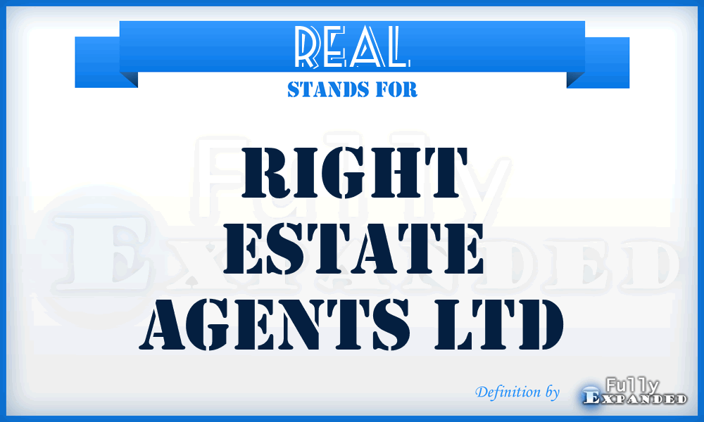 REAL - Right Estate Agents Ltd