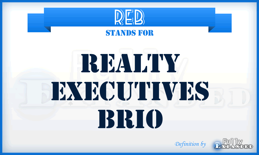 REB - Realty Executives Brio