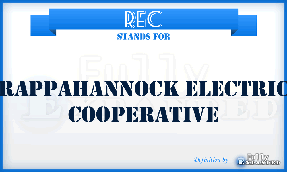 REC - Rappahannock Electric Cooperative