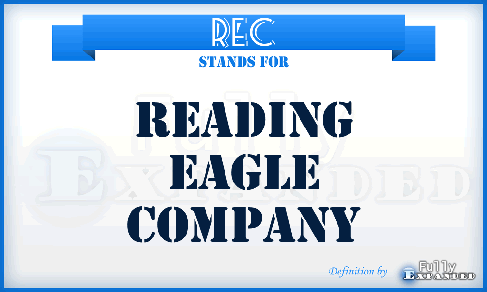 REC - Reading Eagle Company