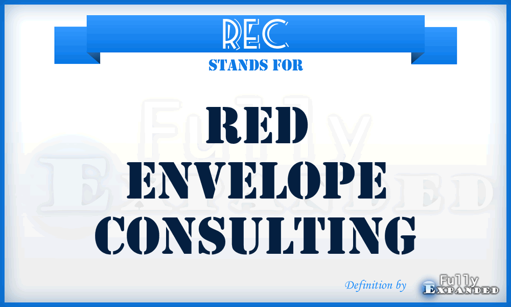 REC - Red Envelope Consulting