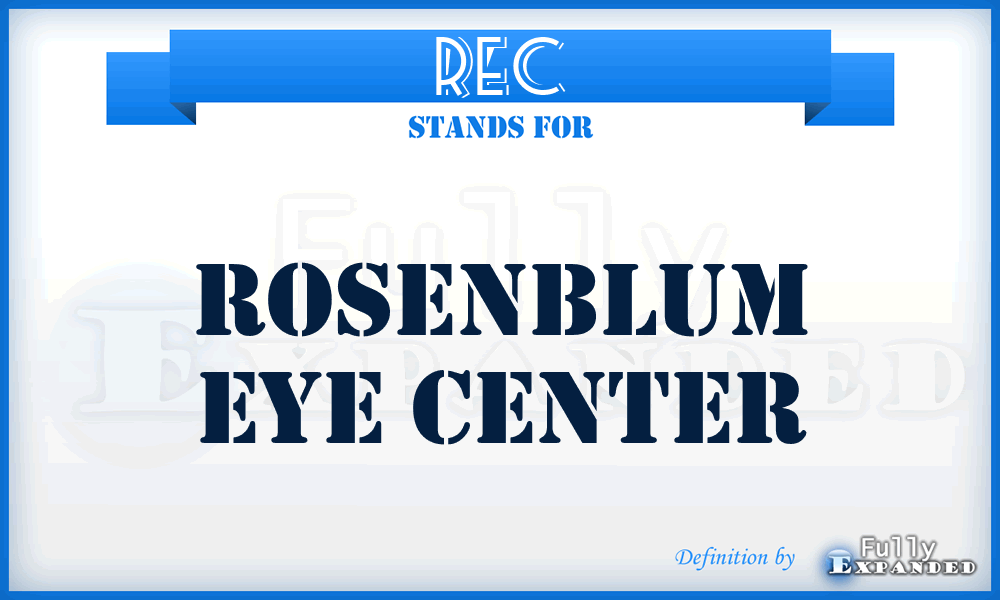 REC - Rosenblum Eye Center