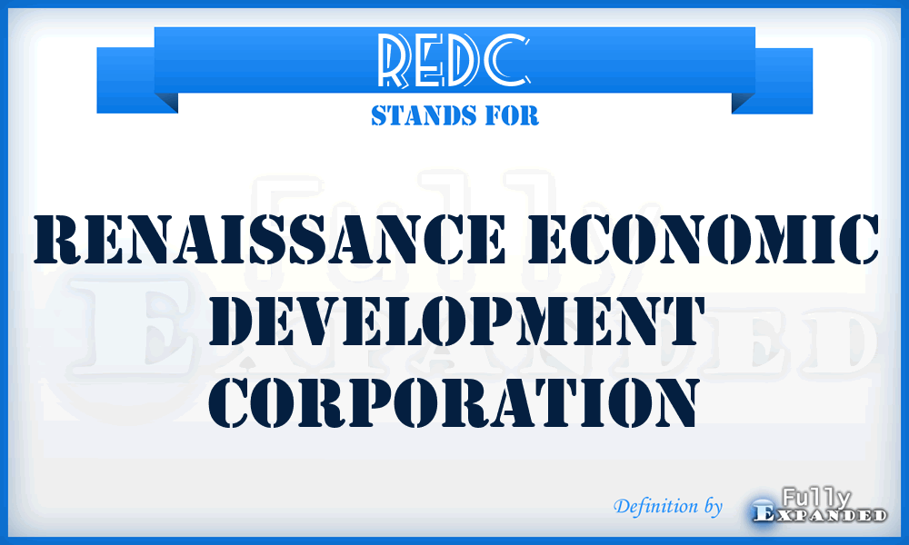 REDC - Renaissance Economic Development Corporation