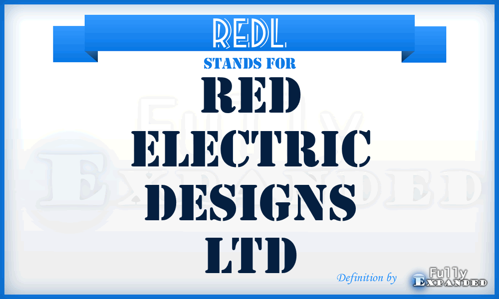 REDL - Red Electric Designs Ltd