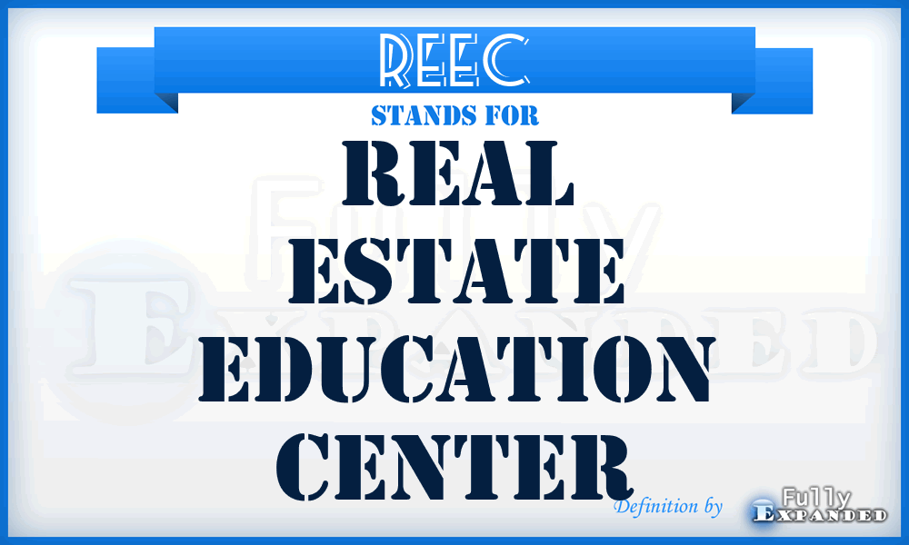 REEC - Real Estate Education Center