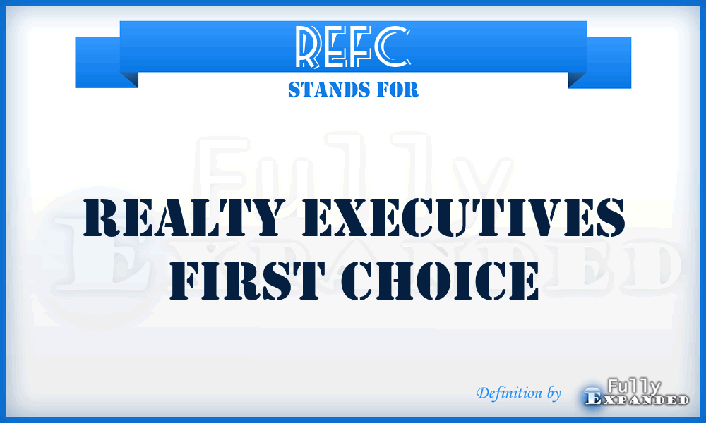 REFC - Realty Executives First Choice