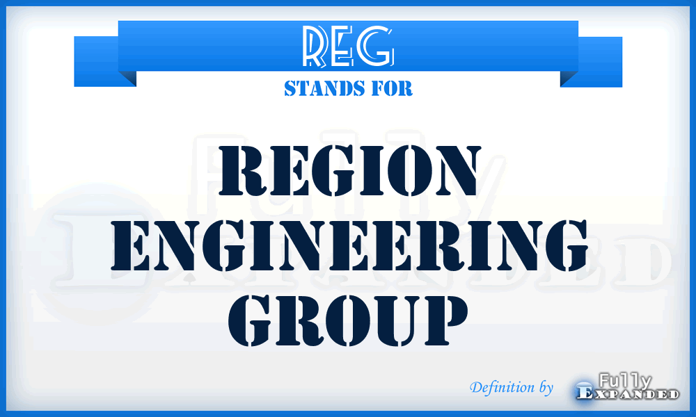 REG - Region Engineering Group