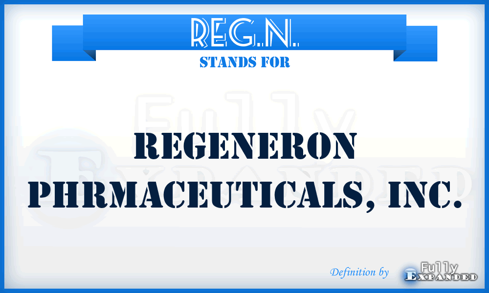 REG.N. - Regeneron Phrmaceuticals, Inc.