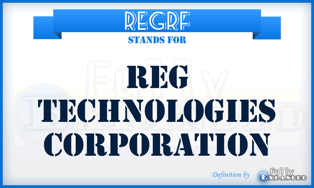 REGRF - REG Technologies Corporation