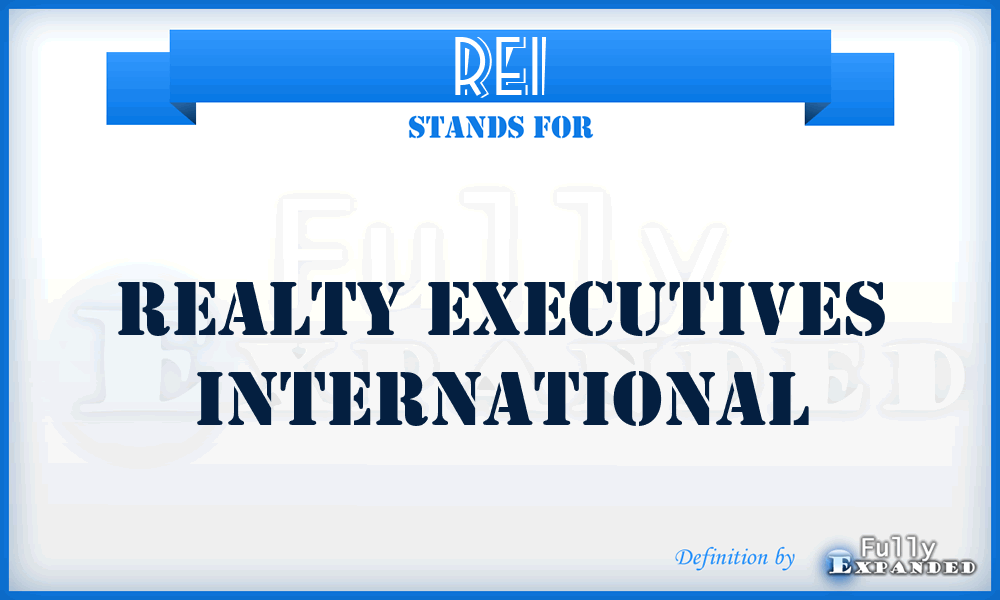 REI - Realty Executives International