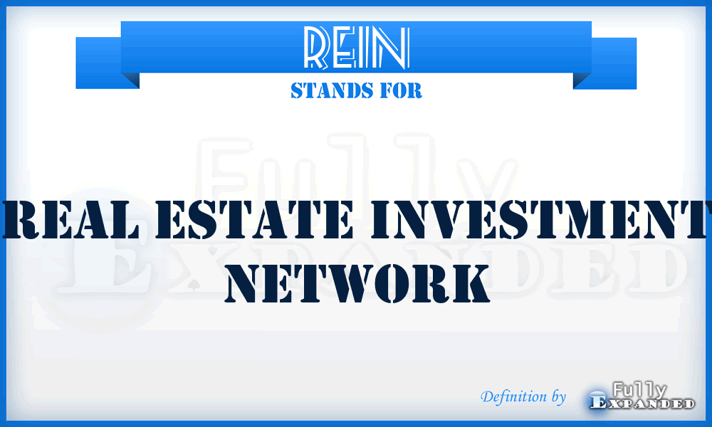 REIN - Real Estate Investment Network