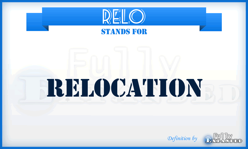 RELO - Relocation