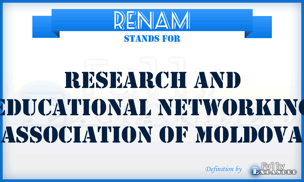 RENAM - Research and Educational Networking Association of Moldova