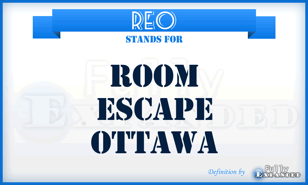 REO - Room Escape Ottawa