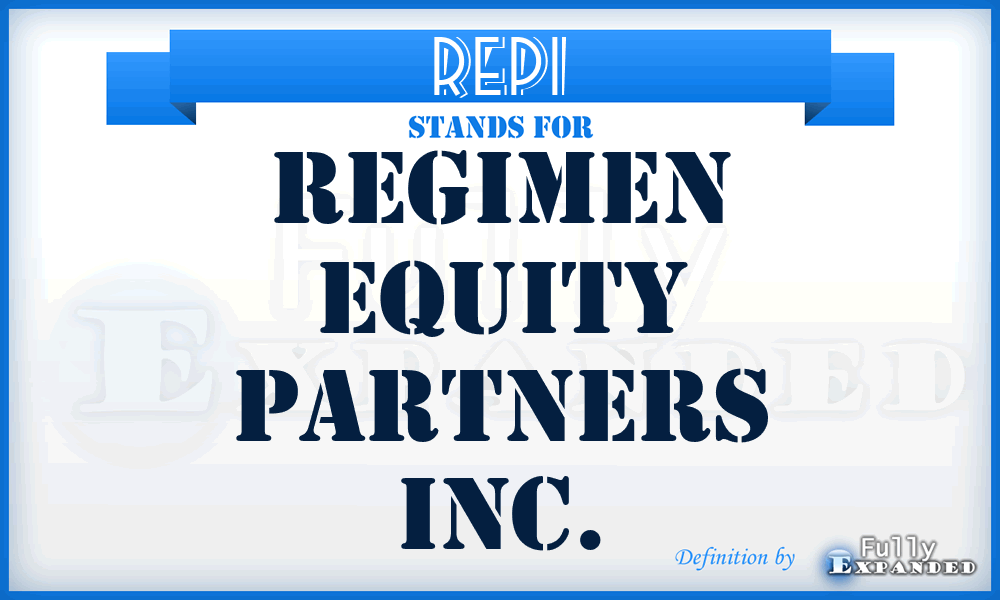 REPI - Regimen Equity Partners Inc.