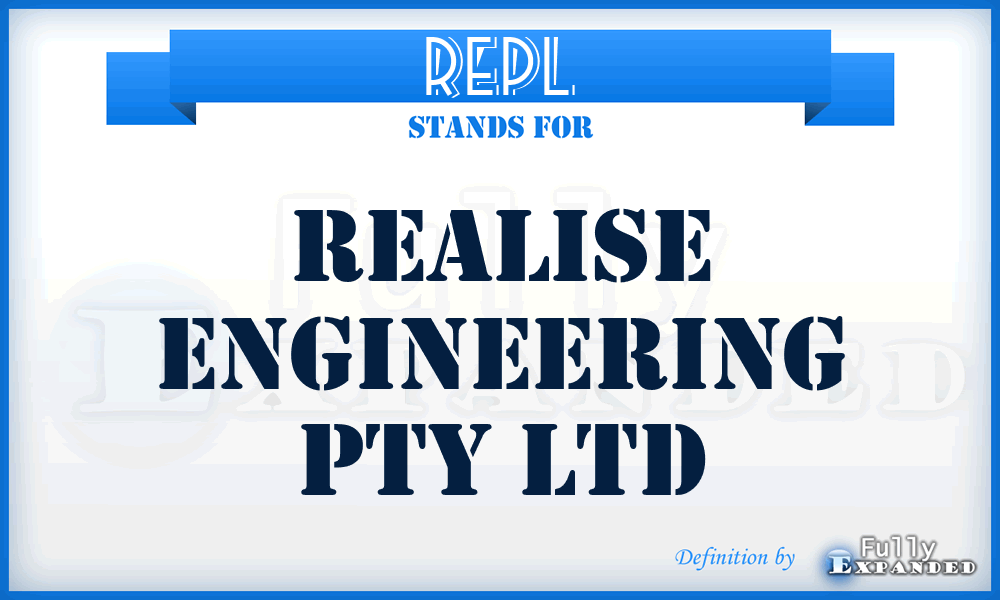 REPL - Realise Engineering Pty Ltd