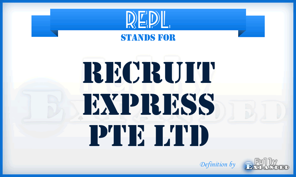 REPL - Recruit Express Pte Ltd