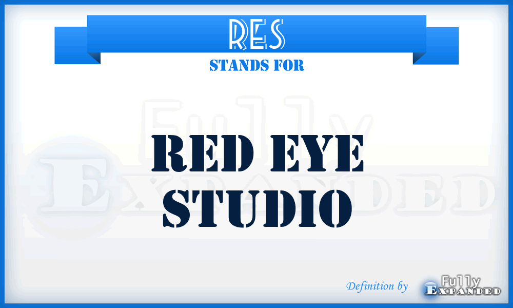 RES - Red Eye Studio