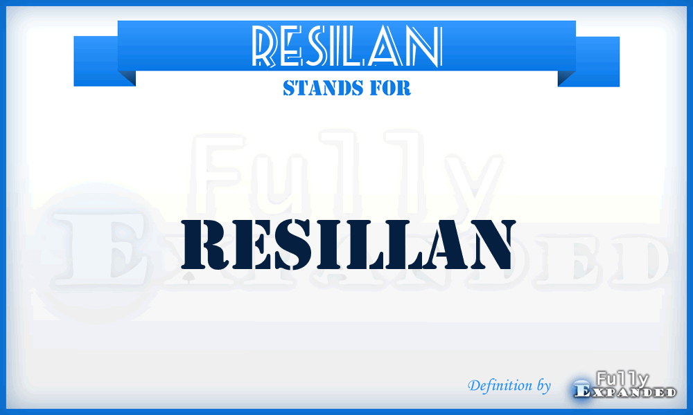 RESILAN - resillan