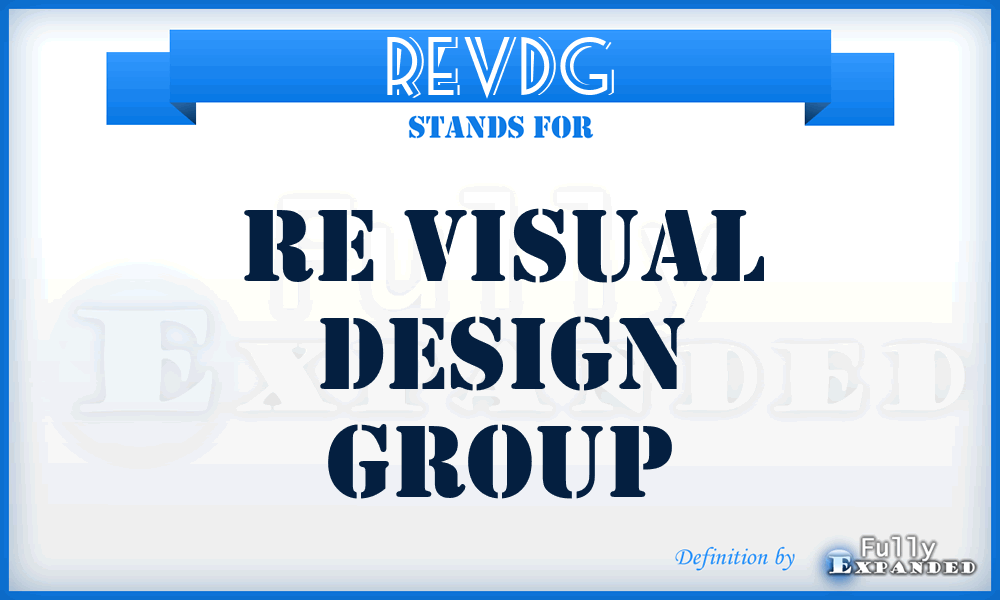 REVDG - RE Visual Design Group