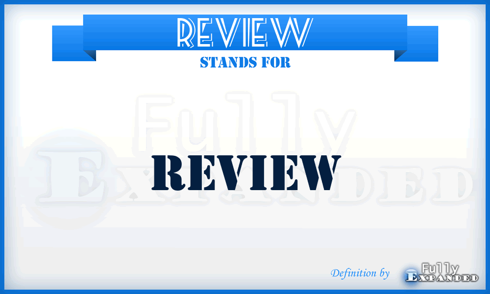REVIEW - REVIEW