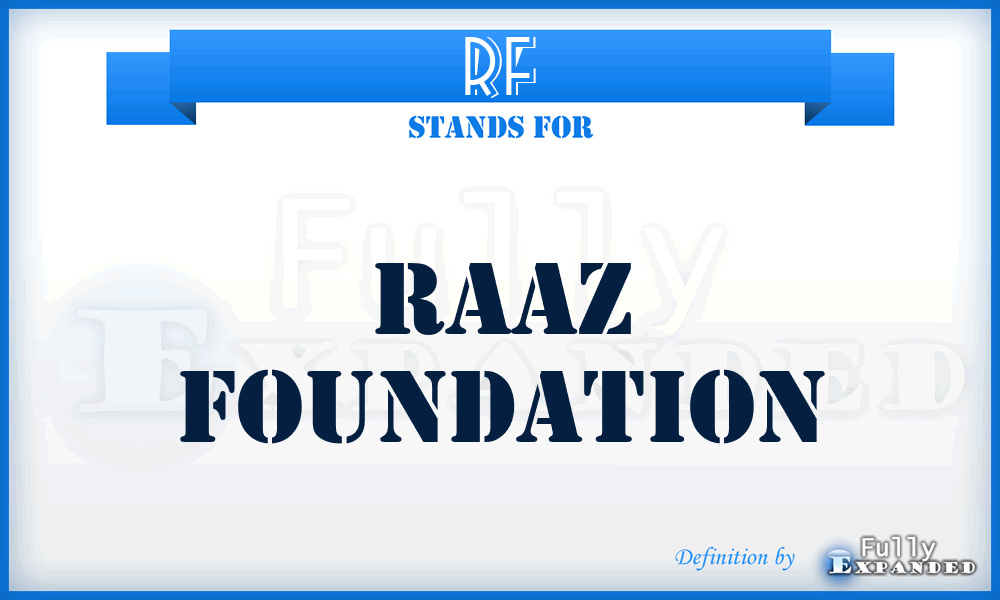 RF - Raaz Foundation